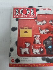 Disney 101 Dalmatians Collectible Figurines Cruella de Vil Jasper & Puppies (C5)