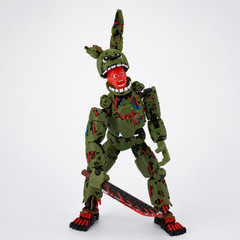 FNAF Springtrap Freddy Fazbear 3D Printed Action Figure Collectible Toy