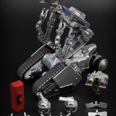 GYTOYS Short Circuit 2.0 Two Heads 3.75” Model Color Ver Resin Statue 1/18