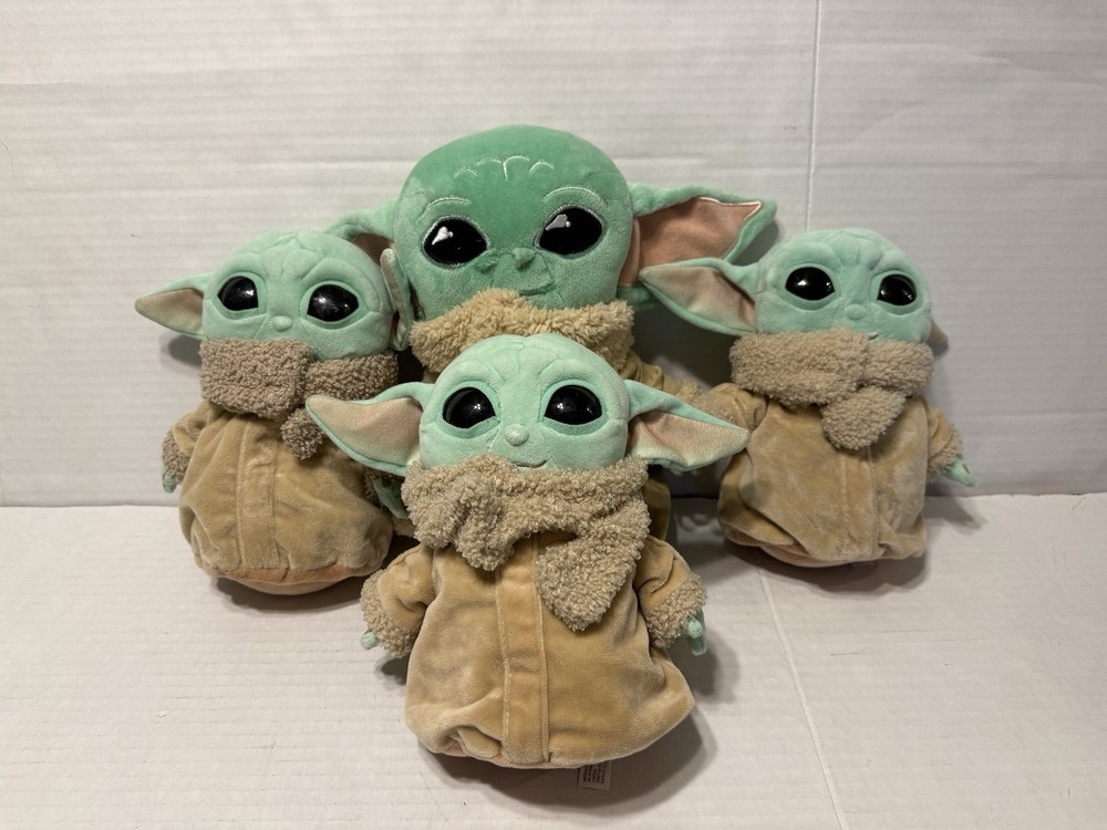 Lot Of 4 Star Wars Baby Yoda Grogu The Child Preowned