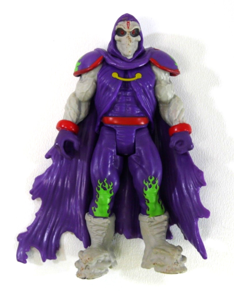 Monster Jam Grave Digger Grim Reaper Figure Spin Master 5” Toy Purple cape