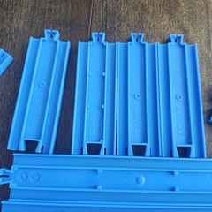 TOMY Thomas & Friends Trackmaster Blue Train Track Lot Tracks 34 PC 1992, 2003