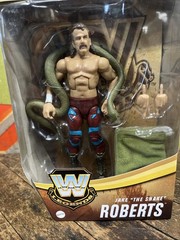 WWE ELITE LEGENDS JAKE THE SNAKE ROBERTS FIGURE WWF NWA WCW NWO RETRO HASBRO LJN