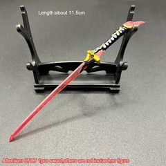 Painted 1/12 Red Sword Weapon Decor Model For 6″ Action Figure notaman vtoys