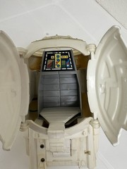 Imperial Tie-Fighter (White) 1978 Kenner Star Wars, missing 1 battery contact