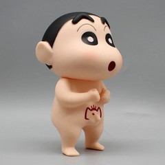 Crayon Shin-Chan Anime Figures Kid Shin-Chan Nude Bathe Action Figurine PVC