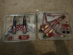 Arcadia Macross 7 Fire Valkyrie VF19 Kai Sound Booster Pre-owned
