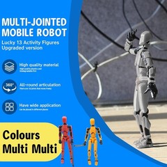 MerryXD T13 3D Action Figure,Assembly Completed Dummy Nova Titan Lucky 13 Action