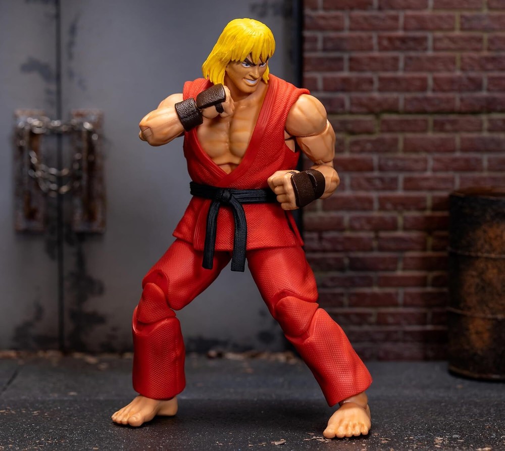 Street Fighter II Ken 1/12 Scale Action Figure Toy Officially Licensed by Capcom