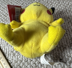 PIKACHU PLUSH – 1998 POKEMON #25- HASBRO NINTENDO – VINTAGE