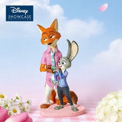Authentic Enesco Disney Zootopia Nick Judy Heart Shape Action Figure Collectible