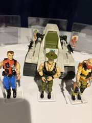 gi joe sgt slaughter 1986 With Triple T Tank And Renegades