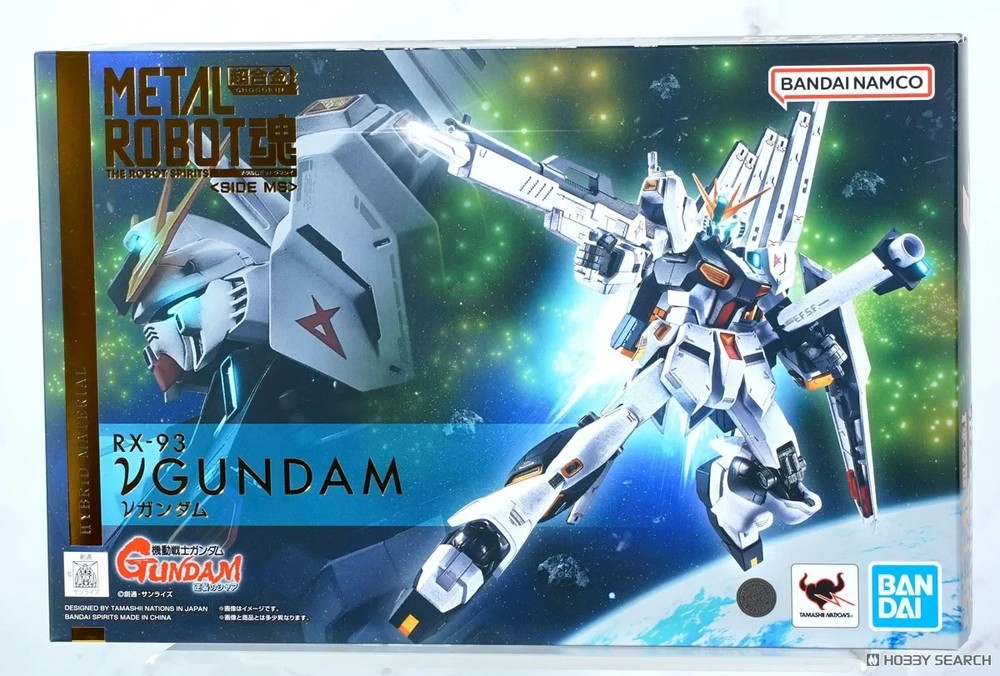 BANDAI METAL ROBOT SPIRITS SIDE MS RX-93 ν (NU) GUNDAM ACTION FIGURE