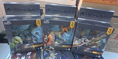 set of 3 Jurassic World Hammond collection Hypsilophodon Mutadon Dilophosaurus