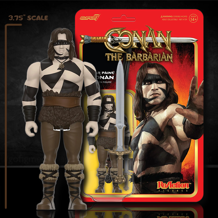 Conan in War Paint Super7 Wave 2 Action Figure 3.75″ scale