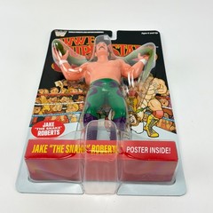 Mattel WWE Superstars Jake The Snake Roberts LJN Style Retro Figure Black card