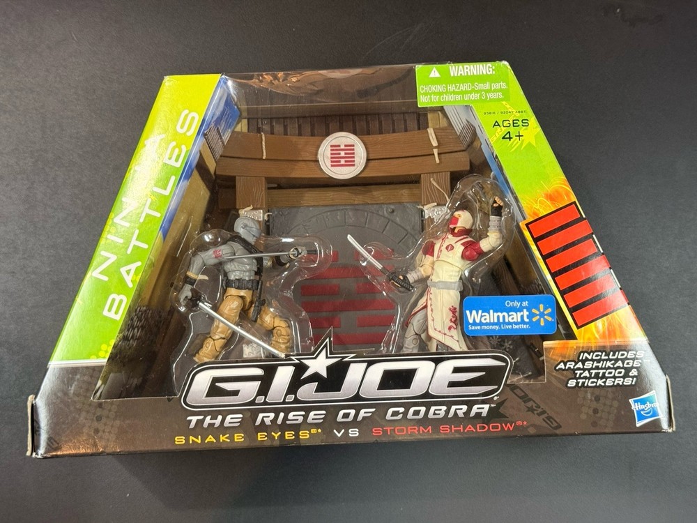 Exclusive GI Joe Movie The Rise of Cobra Exclusive Ninja Battles Snake Eyes Vs.