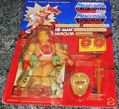 1985 MATTEL MOTU MASTERS OF THE UNIVERSE MULTIPLE LANGUANGE THUNDER PUNCH HE-MAN