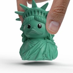TUBBZ Mini USA Statue of Liberty Cosplaying Rubber Duck Vinyl Figure NEW