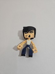 Bruce Lee Temple Of Kung Fu Figure ONLY with White Shirt Blue Pants 3″ Tall