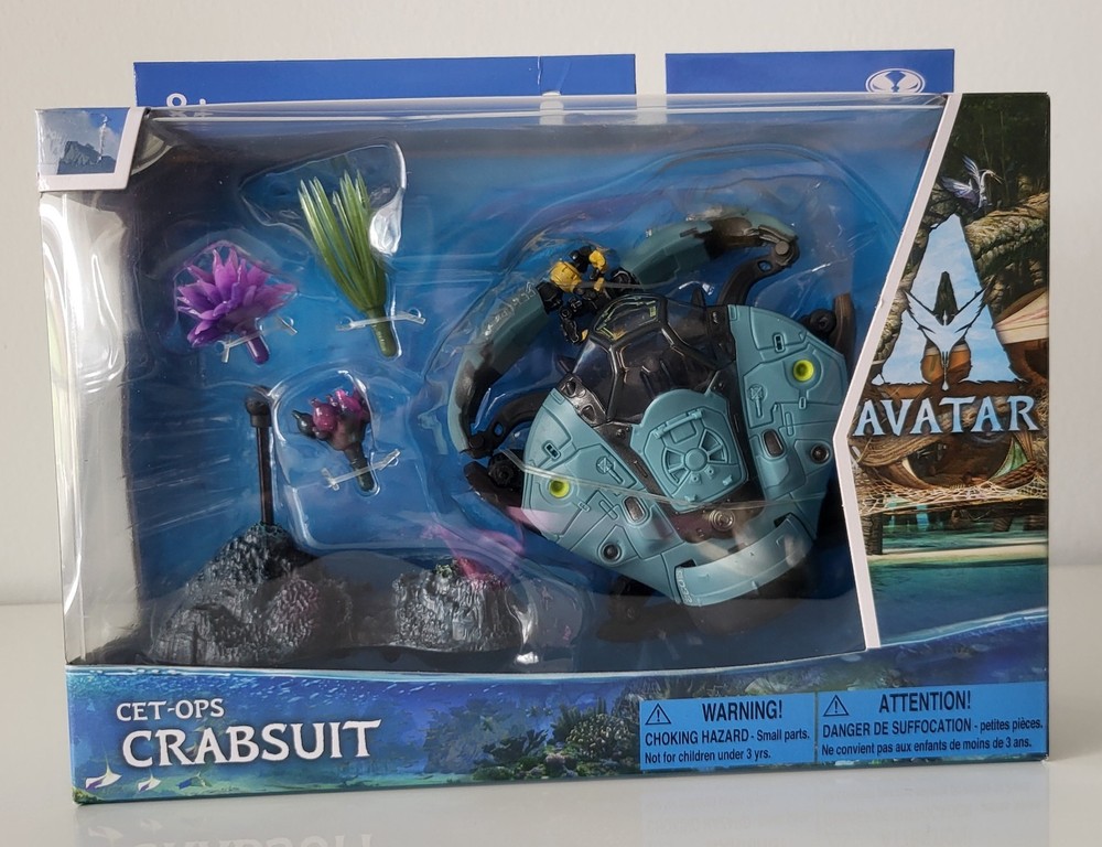 McFarlane Toys Avatar World of Pandora CET-OPS Crabsuit Act Figure Vehicle NEW