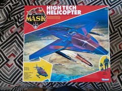 The Loyal Subjects M.A.S.K. High Tech Helicopter Vehicle with Miles Wolf Mayhem
