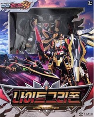 Metal Cardbot NightGriffon Transformer Robot Jet Aircraft Korean Animation SAMG