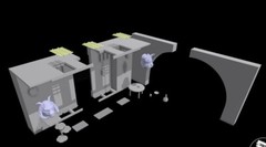 Jabba’s Palace Trophy Wall Diorama for 3.75 in (1:18) Figure