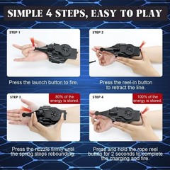 Interactive Spider Web Shooter Toy – Durable & Rechargeable for Imaginative Play