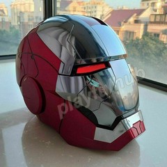 US AUTOKING Iron Man MK5 1:1 Helmet Wearable Voice-controlled Mask Cosplay Prop