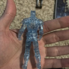F5 blind box Icy Batman figure fully assembled, no cape