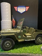 1/6 Scale WWII Willy’s Jeep Military Police Decal Set – Gi Joe/Action Figures