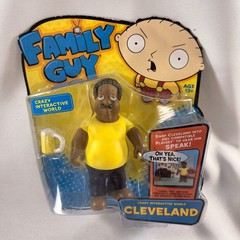 New/Sealed Cleveland Brown Family Guy 6″ 2011 Playmates Figure stewie peter quag