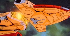 Ultra Magnus Escape Ship from 86 Animated Movie Titan Scaled ***Ship Only
