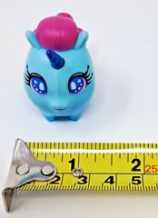 Uni-Verse Arcadey Sadey Unicorn Figure Fantasyland sml 2″ t blue w/ pink 40700