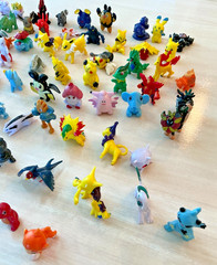 Lot of 85 Mini Pokémon RL & RLW 1″ PVC Figures Pikachu, Mewtwo, Eevee & More 06