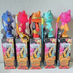 Kuma Paw Collectibles 5.5in Scale Food Edition Opened Mystery box bundle of 5