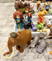 Huge Disney Figure Lot 50+ Moana, Encanto, Bambi, Repunzal, Alice Etc