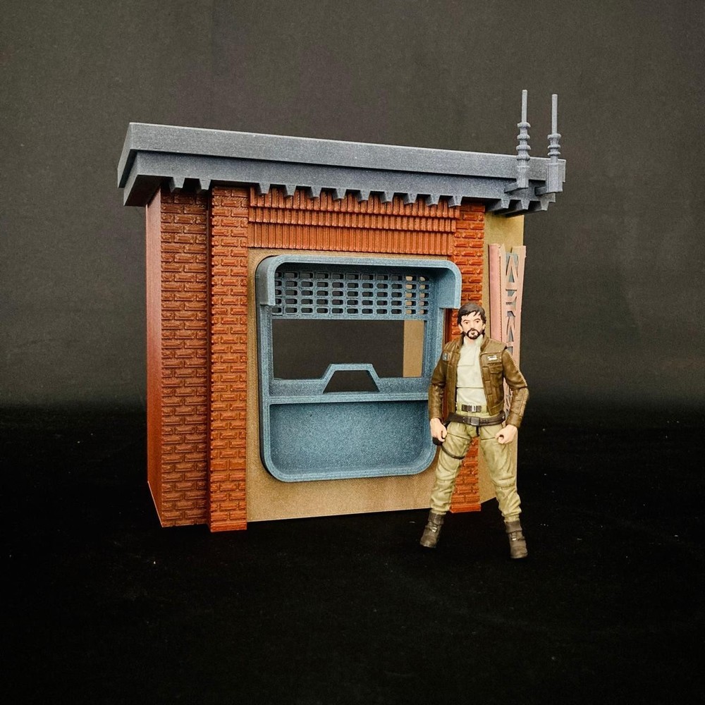 Xanwan’s Freight Kiosk #2 For 6 in (1:12) Figures (Painted)
