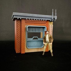 Xanwan’s Freight Kiosk #2 For 6 in (1:12) Figures (Painted)