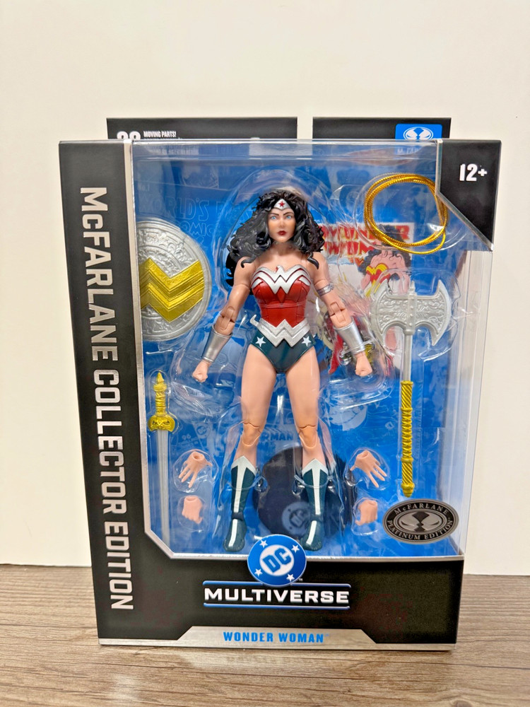 McFarlane DC Multiverse Collector Edition Wonder Woman #61 Platinum Figure NIB