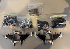 Power Rangers Time Force Shadow Zord + Repair Parts Lot