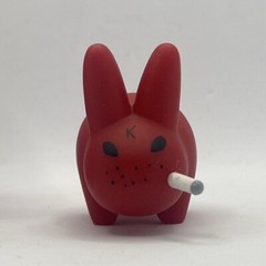 Kidrobot Frank Kozik Smorkin’ Labbit Series 4 Dark Red Vinyl Figure 45mm No Box