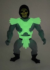 Vintage REPRO Skeletor Armor Set MOTU Masters of the Universe GLOW IN THE DARK