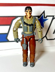 GI Joe Bullhorn 1990 v1 *100% COMPLETE w/File Card, Near Mint!* Vintage ARAH