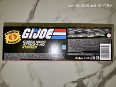 GI Joe Retro Collection – Cobra Night Attack 4-WD Stinger with Cobra Officer