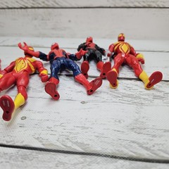 Marvel Spider-Man Lot Of 5 5.5″ Basic Action Figures Modern Adjustable Hasbro
