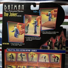 1992 Kenner Batman The Animated Series Joker Laughing Gas Gun Action Figure