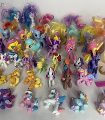 60+ Huge Lot My Little Pony Collection 2000’s Hasbro Mixed (Various Sizes/Years)