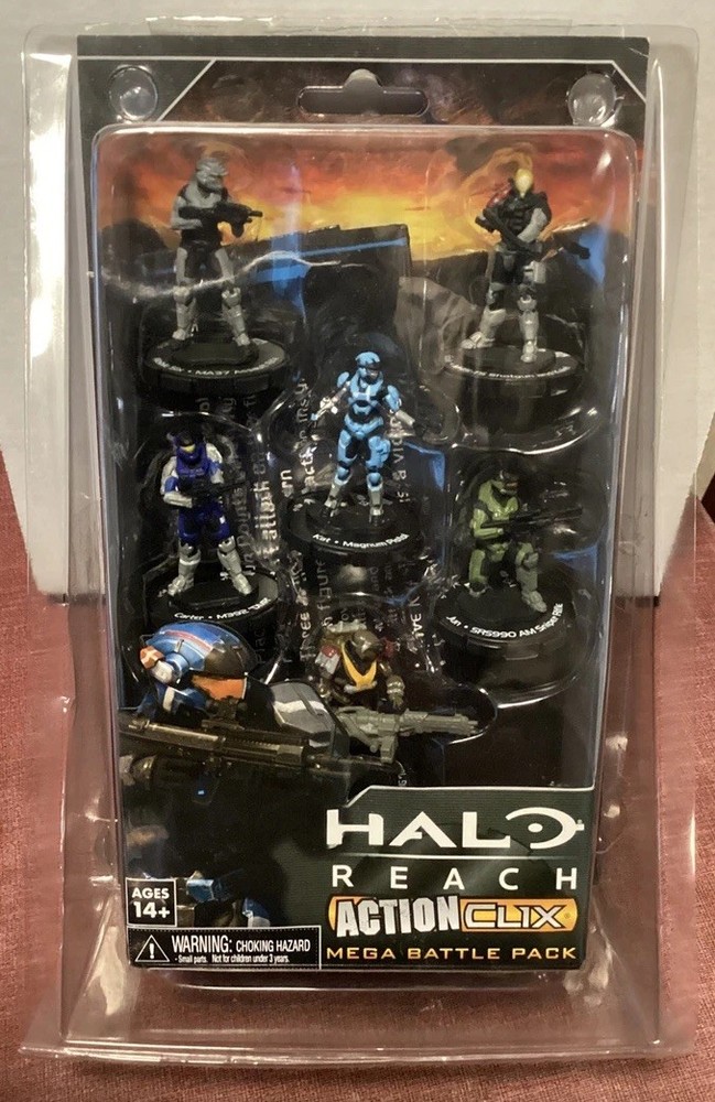 Halo Reach ActionClix Mega Battle Pack Noble Team Game Pack WizKids OPEN BOX